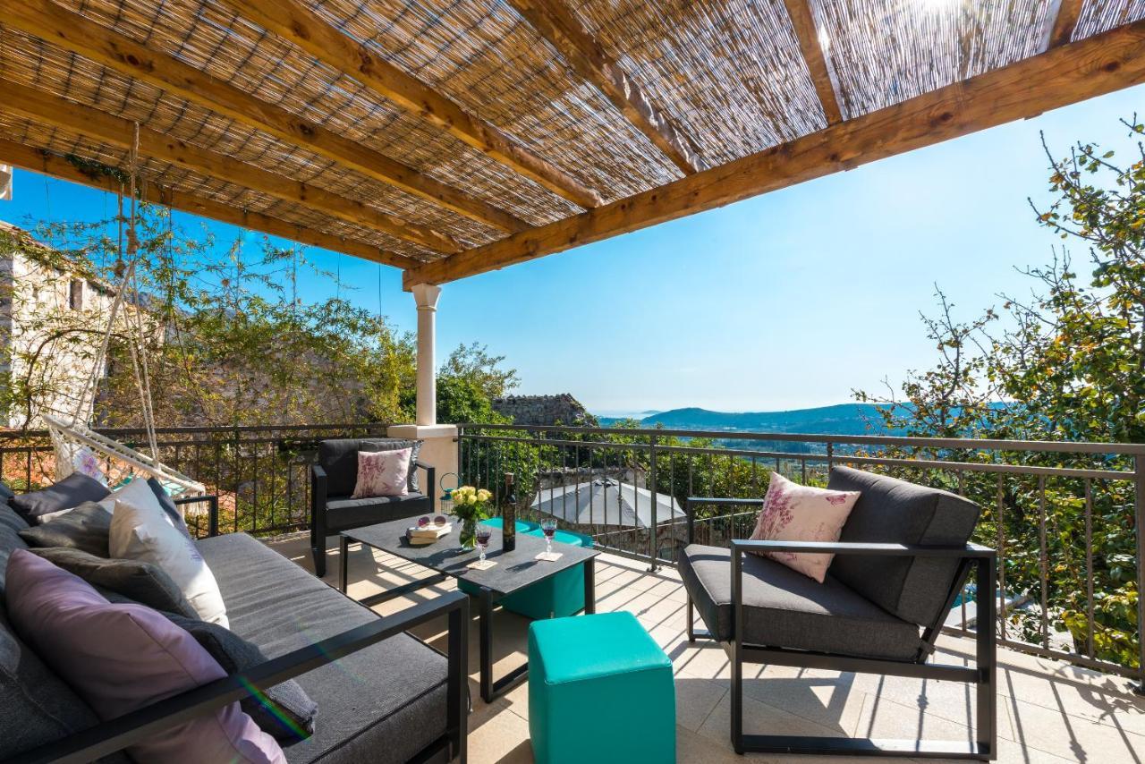 Rustic Stone Villa Begovi Dvori- 15 Minutes To Dubrovnik Exterior photo