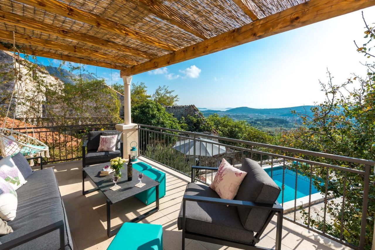 Rustic Stone Villa Begovi Dvori- 15 Minutes To Dubrovnik Exterior photo
