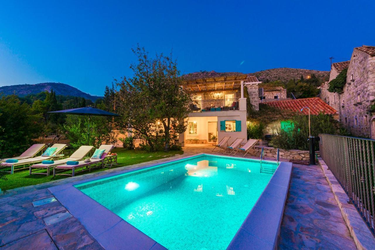 Rustic Stone Villa Begovi Dvori- 15 Minutes To Dubrovnik Exterior photo